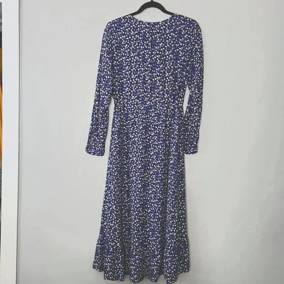 Rails Jade Ditsy Floral Midi Tie Waist Long Sleeve Dress sz Medium - Picture 5 of 12